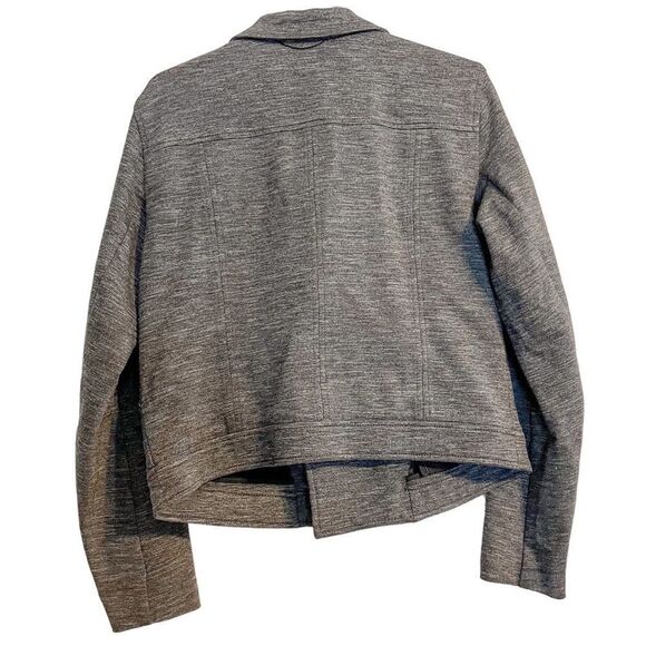 The Kooples Sport Moto Biker Jacket Grey - Picture 6 of 9